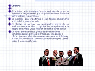 Sesiones de grupo | PPT