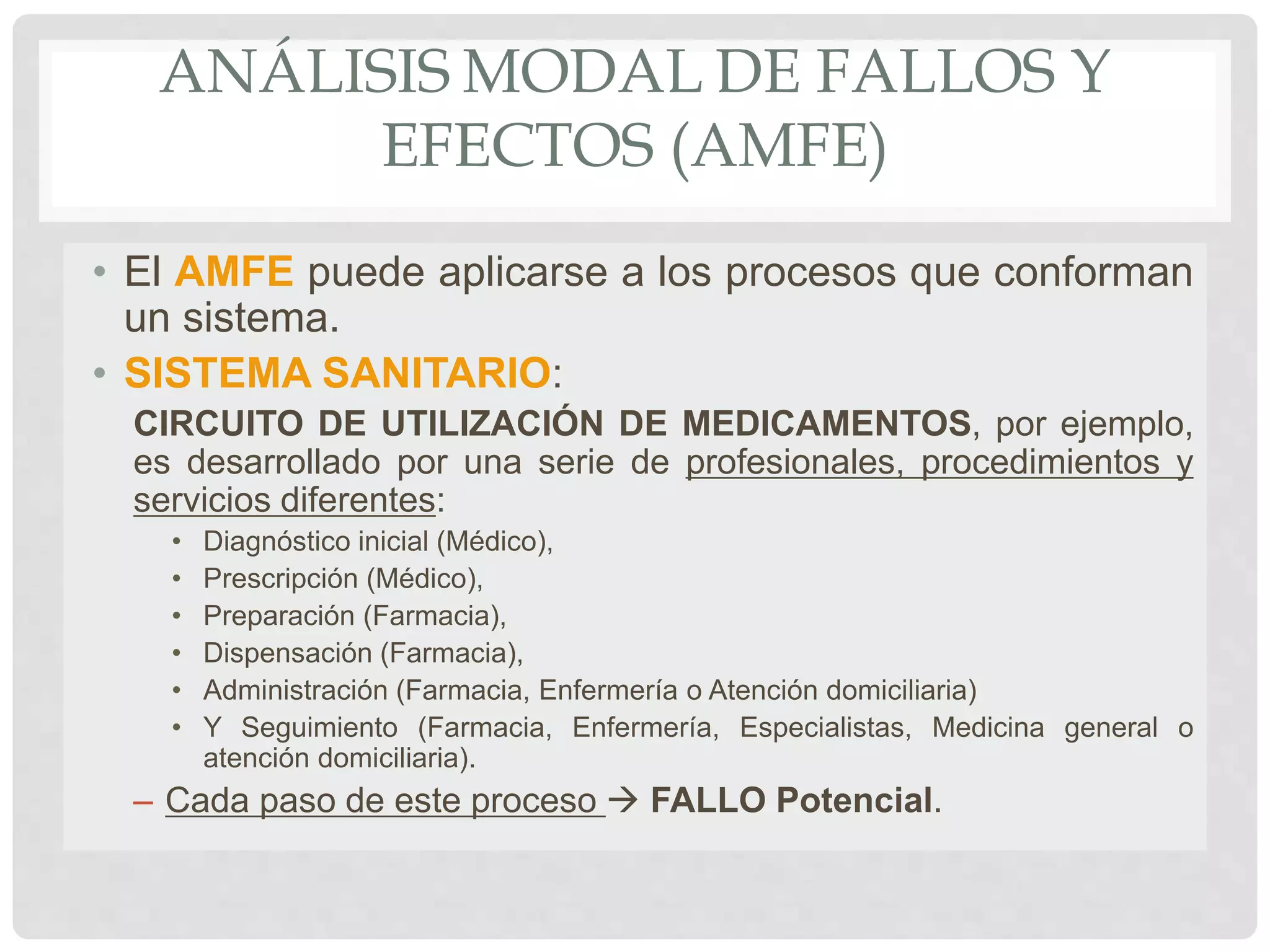 Gestión de riesgos, AMFE & seguridad del paciente | PPTX
