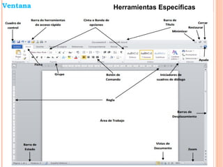 Ventana Herramientas Específicas
 