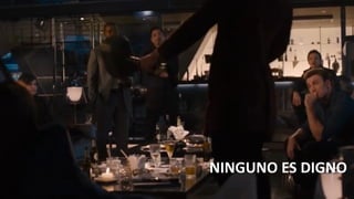 NINGUNO ES DIGNO
 