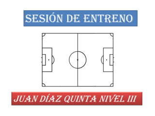 SESIÓN DE ENTRENO




JUAN DÍAZ QUINTA NIVEL III
 