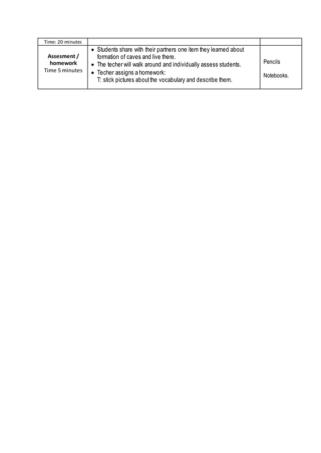how caves are formed, passive voice lesson plan. PDF