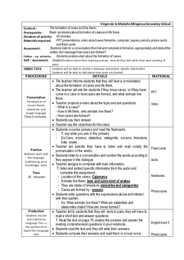 how caves are formed passive voice lesson plan leason plan