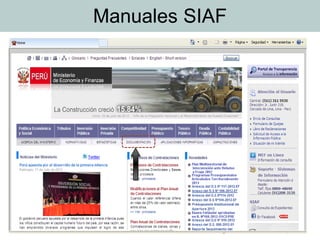 Manuales SIAF
 
