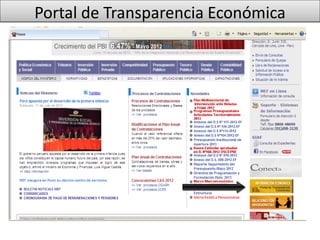 Portal de Transparencia Económica
 
