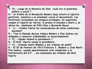 METODOLOGIALa Metodología de la enseñanza de la historia se basa en el planteamiento de una situación-problema, es decir en el hecho de un enigma que el alumno podrá descifrar al confrontar sus conocimientos e ideas previas sobre el problema con diversas fuentes que permitan la comprobación, para así lograr construir una respuesta o solución a dicha situación.De esta manera se tiene que partir de la recuperación de ideas previas de los alumnos.Así como de una explicación del docente del contexto histórico a analizar.Los materiales que se utilicen permitirán  identificar situaciones conflictivas y llamar la atención para poder comprender mejor lo analizado.El elaborar preguntas críticas o de interés  considerando el desarrollo cognitivo de los alumnos, permite que ellos puedan dar sus propias respuestas de acuerdo a las investigaciones realizadas y compararlas con las preguntas que el alumno no pudiera resolver solamente con sus conocimientos previos.Así que es necesario planear las actividades a realizar  y la evaluación diagnóstica, permanente y formativa para poder ver así sus competencias conceptuales, procedimentales y actitudinales.