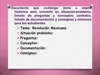 ¿Qué métodos utilizas para enseñar historia? Aunque no cuento con enciclomedia, trato de mostrar a mis alumnos diapositivas con imágenes de los hechos históricos, también cada alumno se le indica un tema que el tiene que investigar y exponer, ya sean con videos o transcripciones de internet, antes esto no lo hacía ya que en la localidad donde trabajo no contaba el salón con computadora y proyector . 
