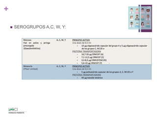 +
 SEROGRUPOS A,C, W, Y:
36
 