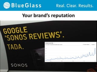 Your brand’s reputation
 
