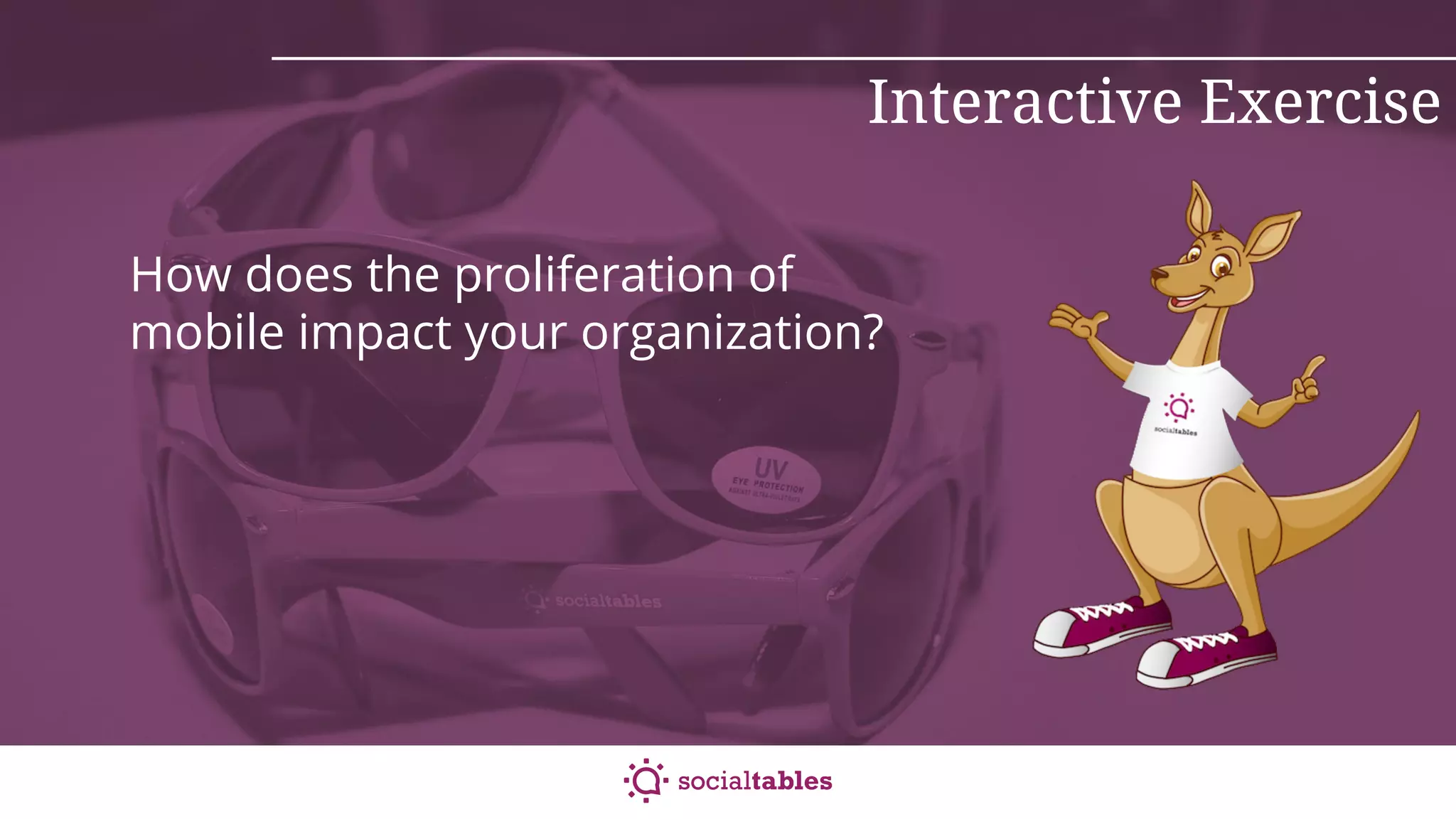 #HashtagDate
Interactive Exercise
How does the proliferation of
mobile impact your organization?
 