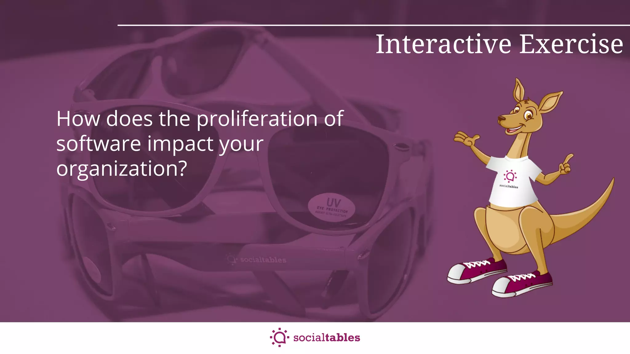 #HashtagDate
Interactive Exercise
How does the proliferation of
software impact your
organization?
 