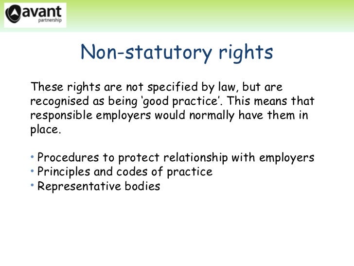 What Is A Non Statutory Employee slidesharetrick