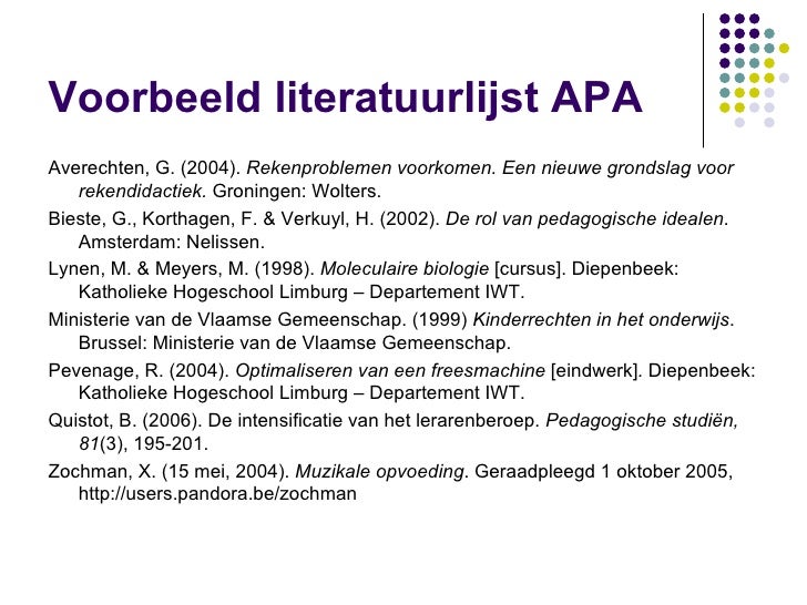 Apa Bronvermelding