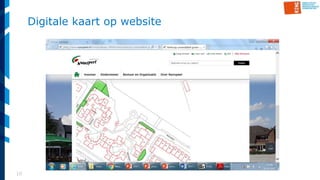 10
Digitale kaart op website
 
