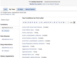 Neonatal tissue
Oliver-Vila & Coca et al (2015) Cytotherapy
 