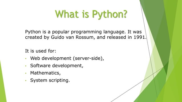 Python Introduction | PPT