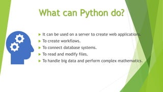 Python Introduction | PPT
