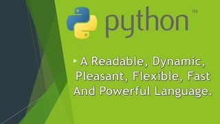 Python Introduction | PPT