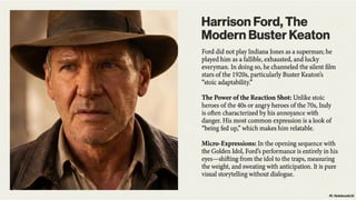 How "Raiders of the Lost Ark" and "Ordinary People" Employ Non-Verbal Acting