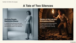 How "Raiders of the Lost Ark" and "Ordinary People" Employ Non-Verbal Acting