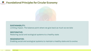 Foundational Principles for Circular Economy
4 22/02/2020 Add a footer
 