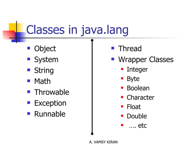 java packages | PPT | Programming Languages | Computing