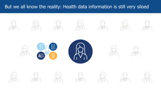 But we all know the reality: Health data information is still very siloed
 