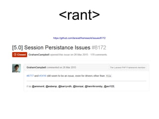 https://github.com/laravel/framework/issues/8172
<rant>
 