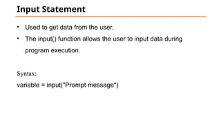 python loops and conditional statements with examples | PPTX
