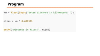 python loops and conditional statements with examples | PPTX
