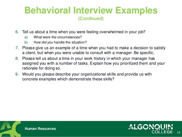 behavioral interview star