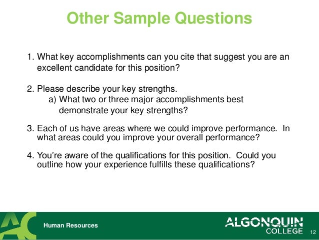 scenario questions for interview