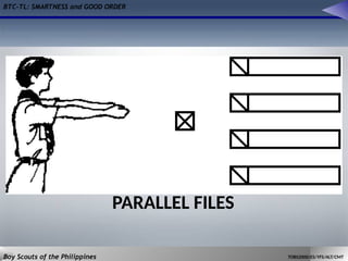 BTC-TL: SMARTNESS and GOOD ORDER
Boy Scouts of the Philippines TOBS2000/ES/YFS/ALT/CMT
PARALLEL FILES
 