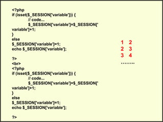 Session Variables Php session.ppt