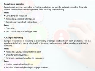 Recruitment and selection in talent acquisition | PPTX