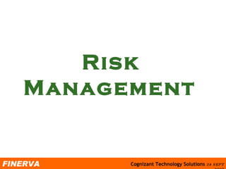 Risk Management   