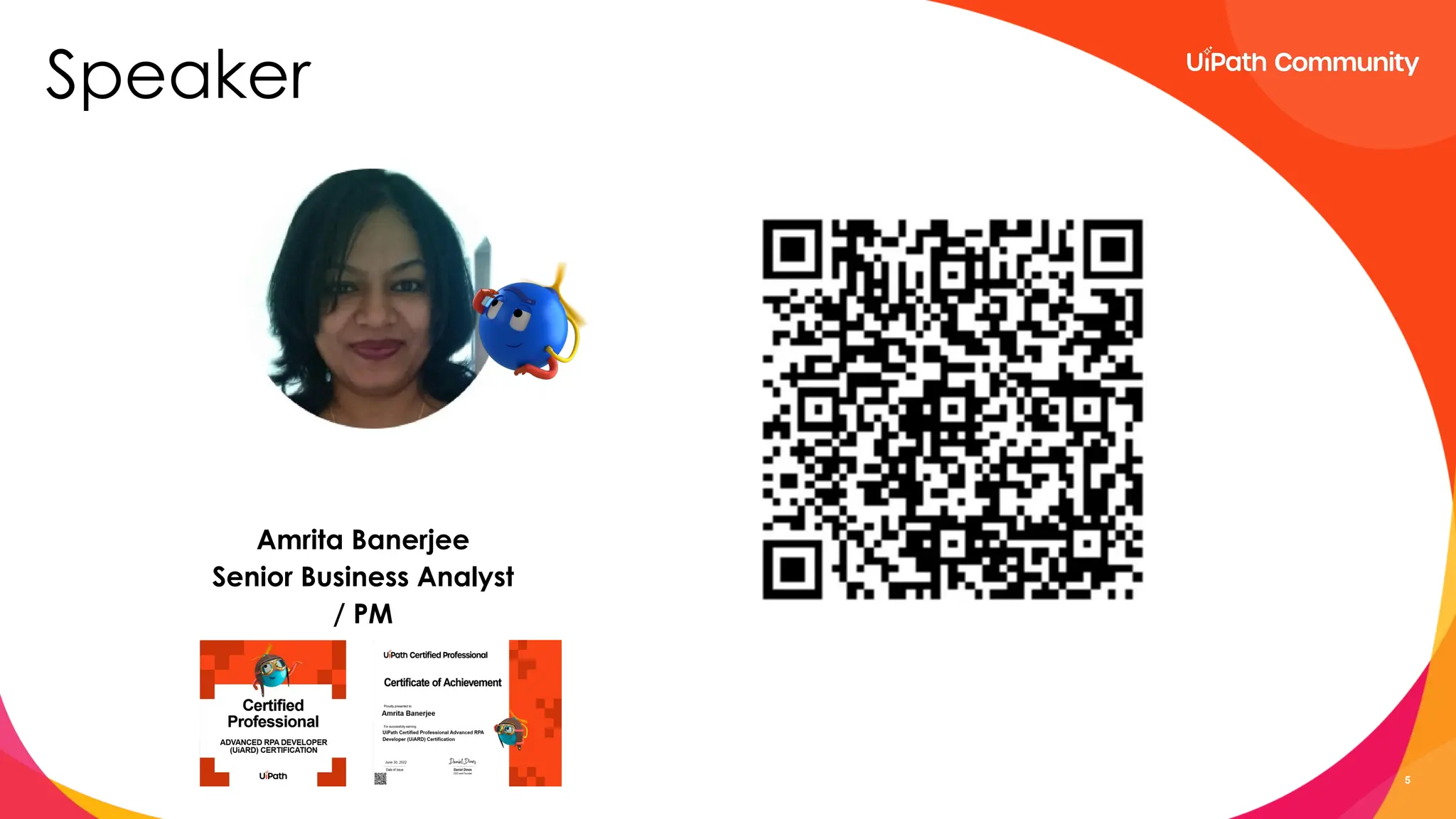 5
Speaker
Amrita Banerjee
Senior Business Analyst
/ PM
 