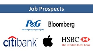 Job Prospects
 