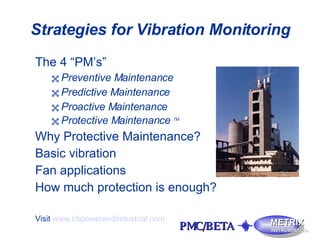 Strategies for Vibration Monitoring ,[object Object],[object Object],[object Object],[object Object],[object Object],[object Object],[object Object],[object Object],[object Object],[object Object]