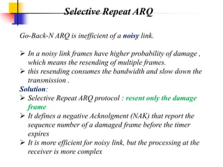 session -7 - Sliding Window Protocol 1- N oisy Channels.ppt