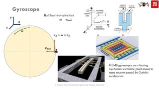 Inertial Measurement Unit-Accelerometer and Gyroscope MPU6050 | PPTX