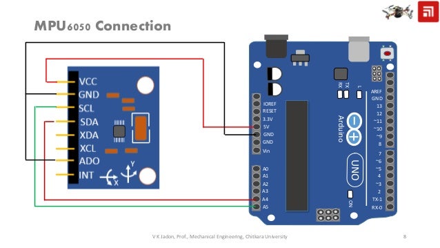 Inertial Measurement Unit-Accelerometer and Gyroscope MPU6050