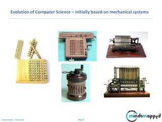 Page 6Classification: Restricted
Evolution of Computer Science – initially based on mechanical systems
 