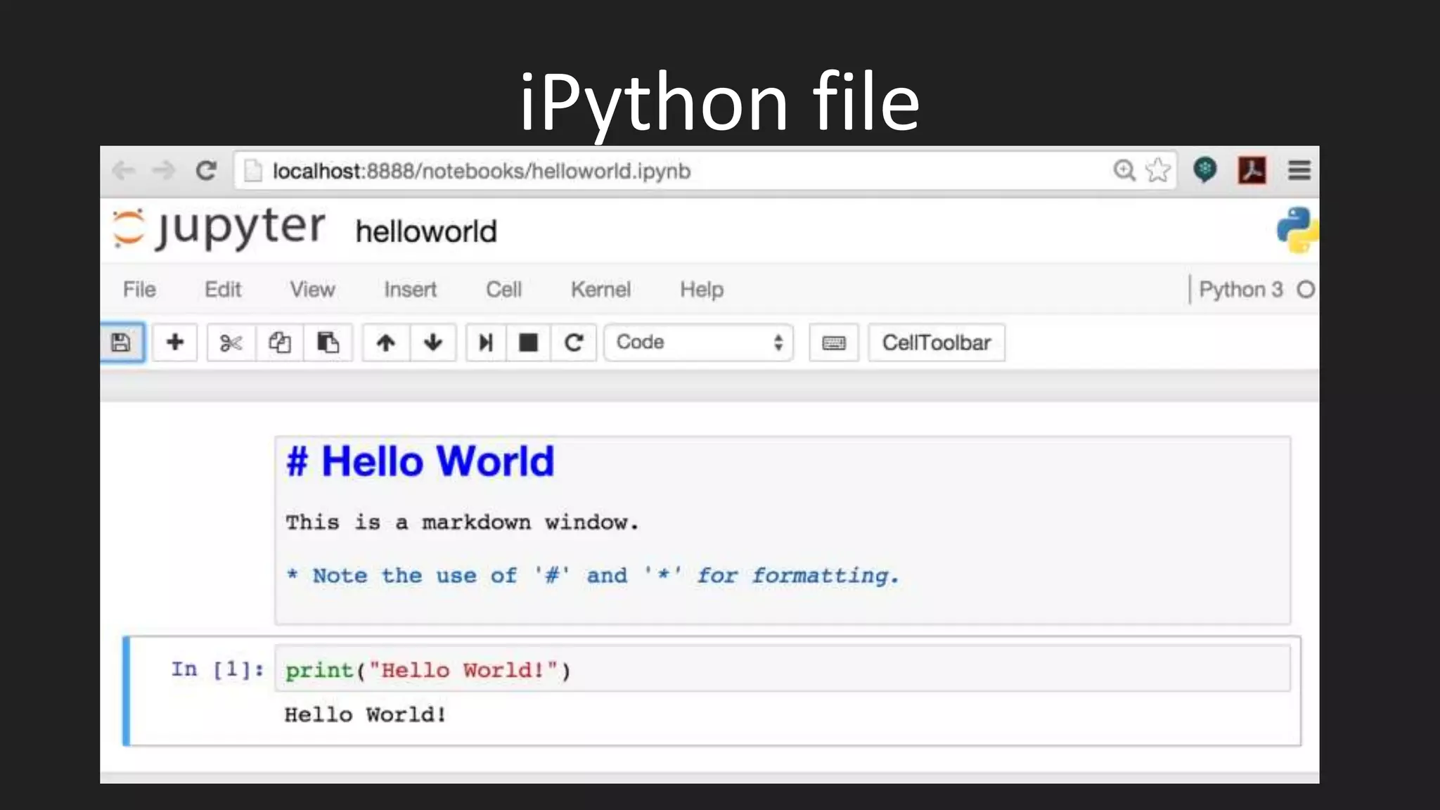 iPython file
 