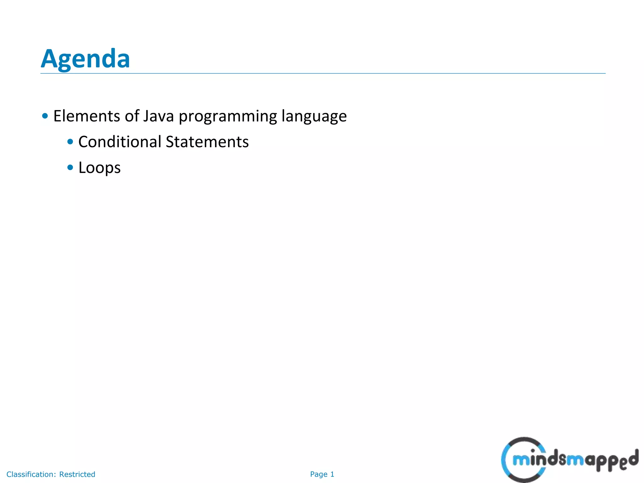 Session 03 - Elements of Java Language | PPT