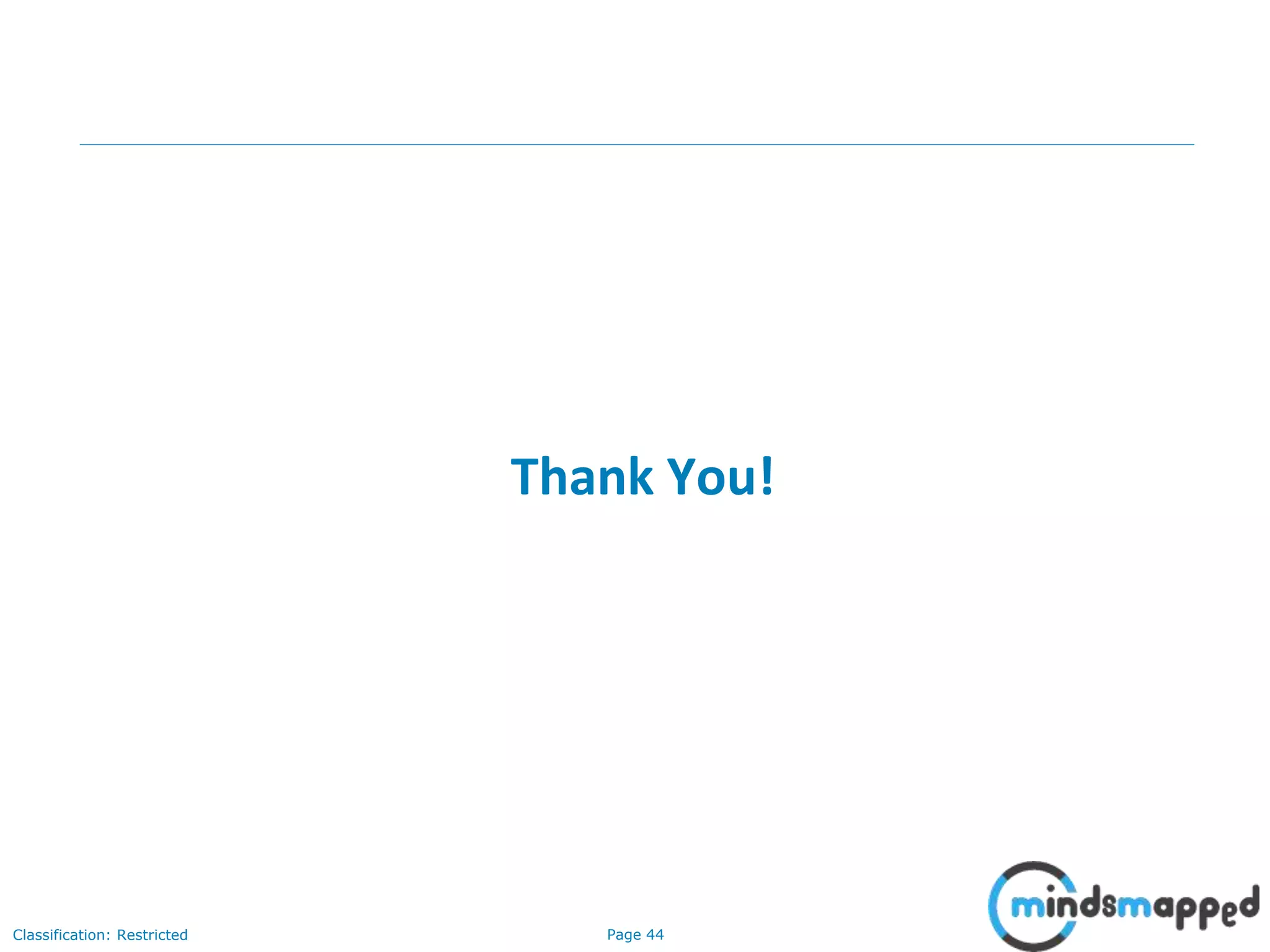 Page 44Classification: Restricted Thank You! 