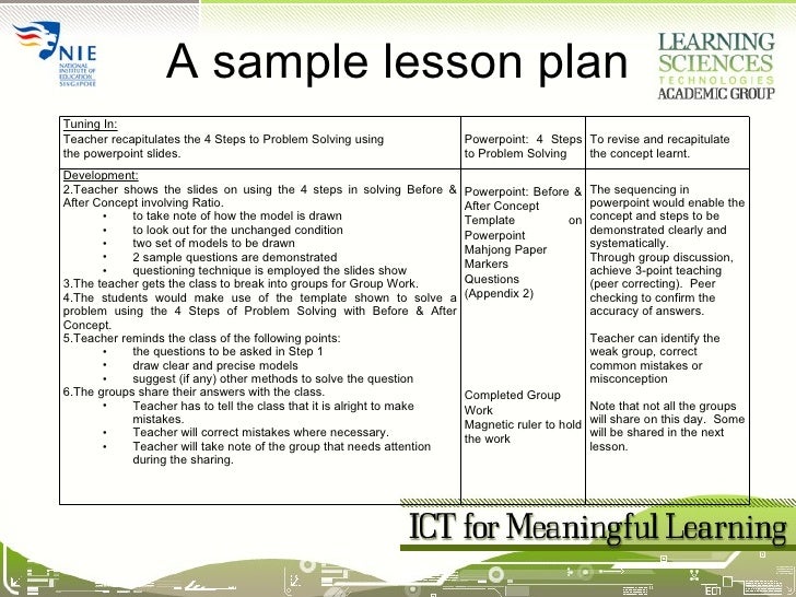 ms powerpoint lesson plan