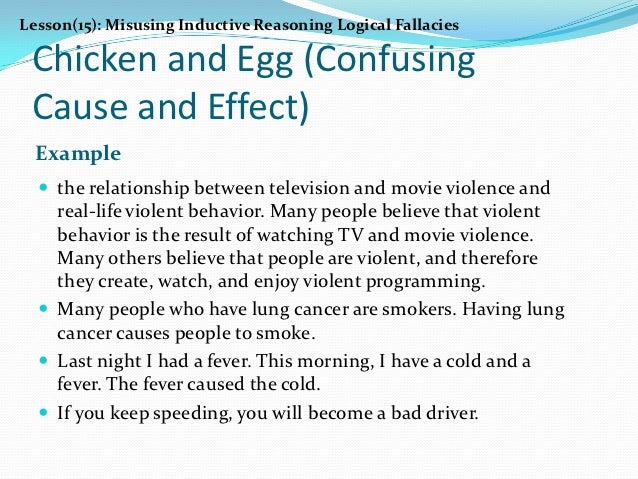 causality examples in real life