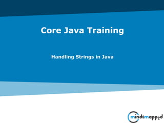 Strings in Java | PPSX