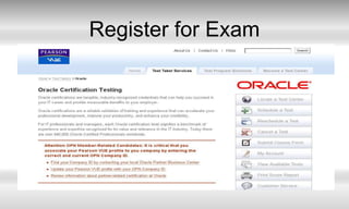 Register for Exam